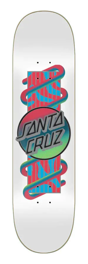 8.0in Electric Lava Dot VX Santa Cruz Skateboard Deck