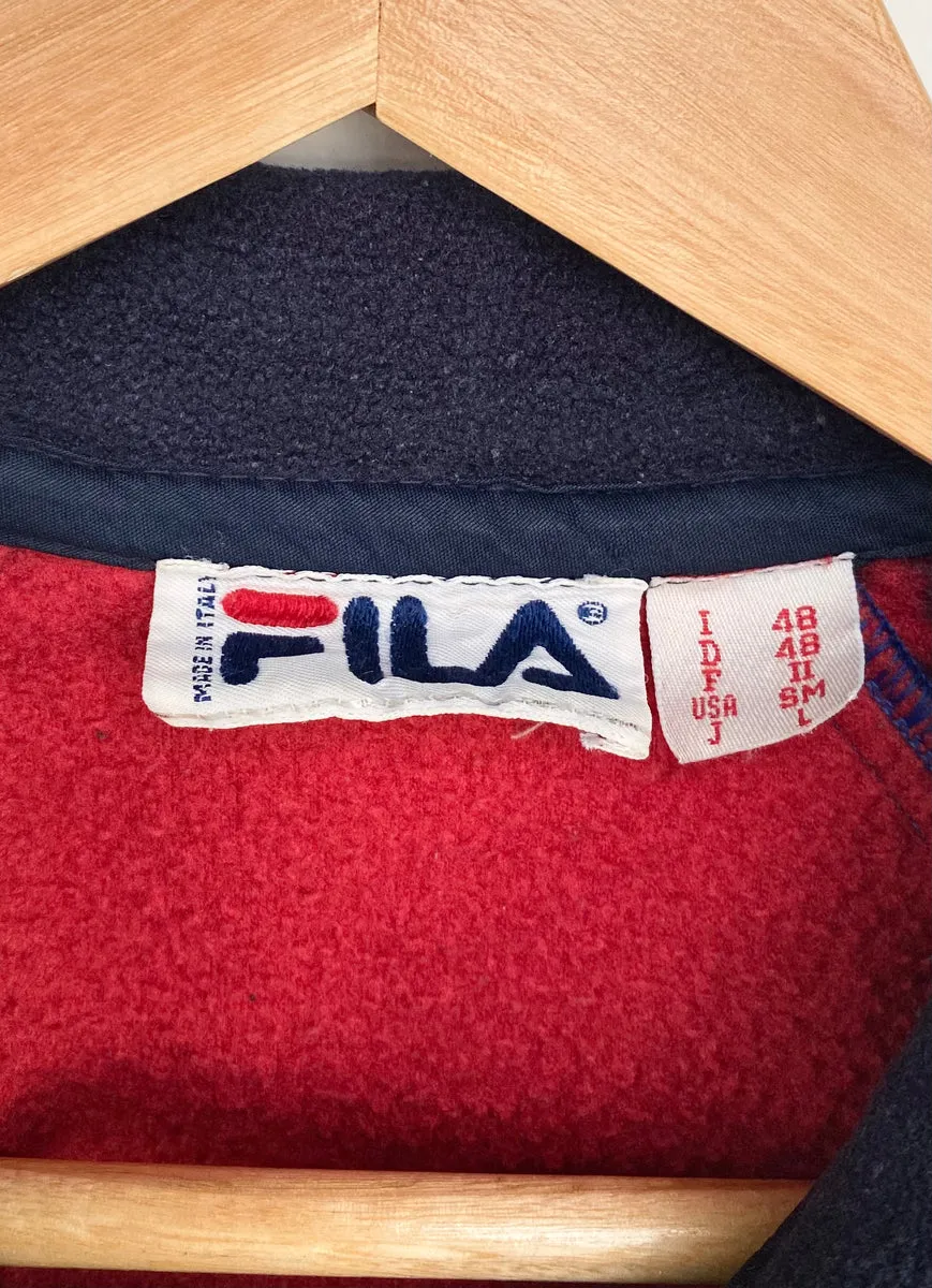 90s Fila 1/4 Zip Fleece (M)