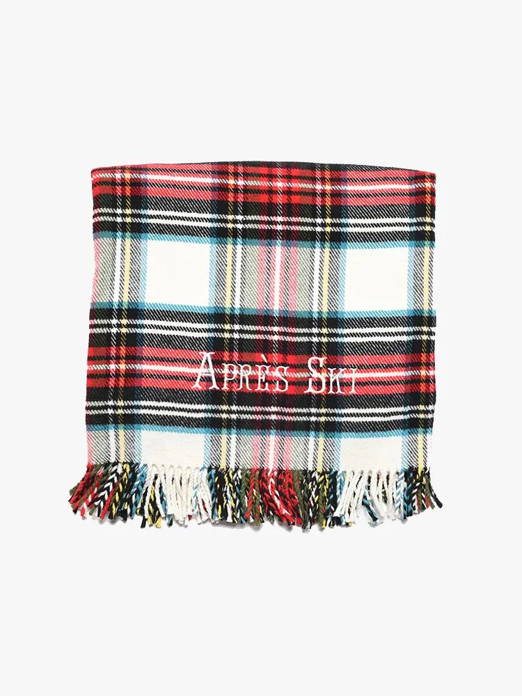     A SOFT IDEA  Classic Tartan Plaid Apres Ski Throw    