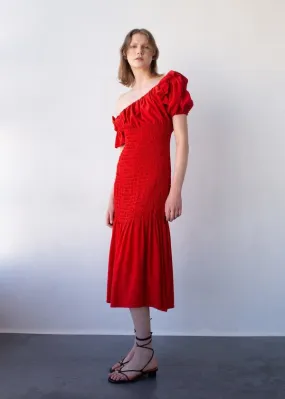 Acacia Dress - Vermillion