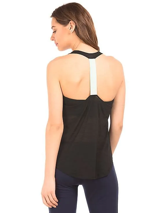 Aeropostale Printed Racerback Tank Top