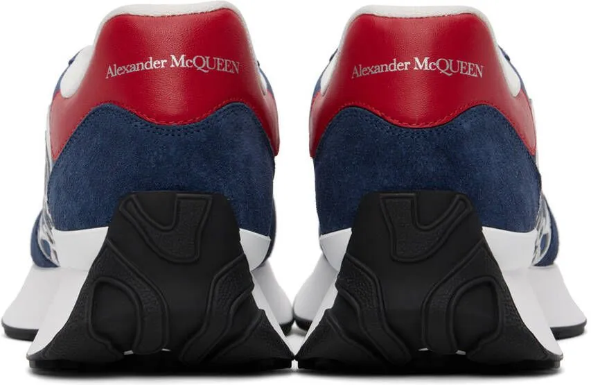 Alexander McQueen Blue Sprint Runner Sneakers