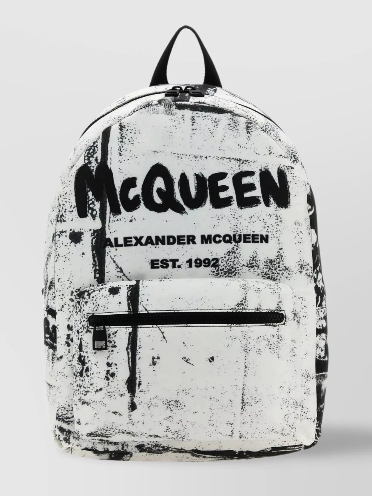 Alexander McQueen   Padded strap nylon print backpack