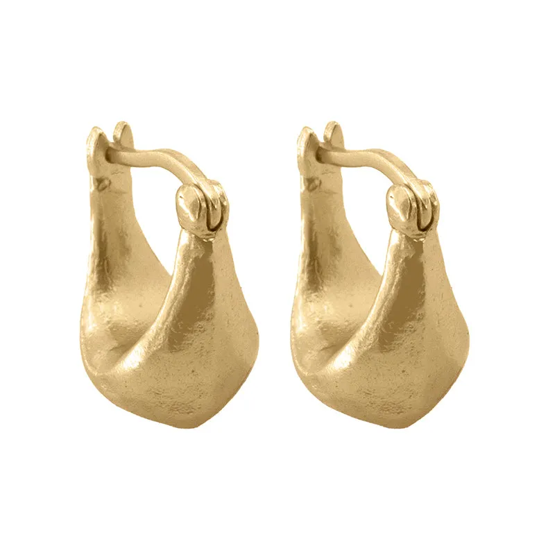 Antonis Hoop Earrings - 18K Gold Plated