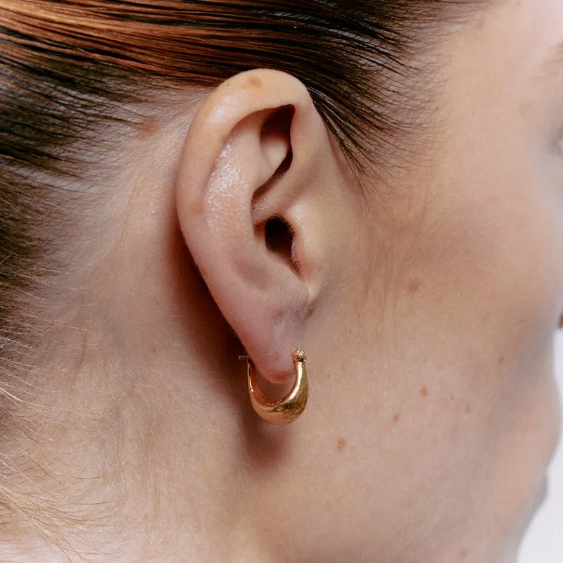 Antonis Hoop Earrings - 18K Gold Plated