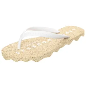 ASPORTUGUESAS W Base L Rubber Strape White Sandals