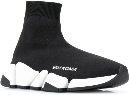 Balenciaga Speed 2.0 knitted sneakers Black