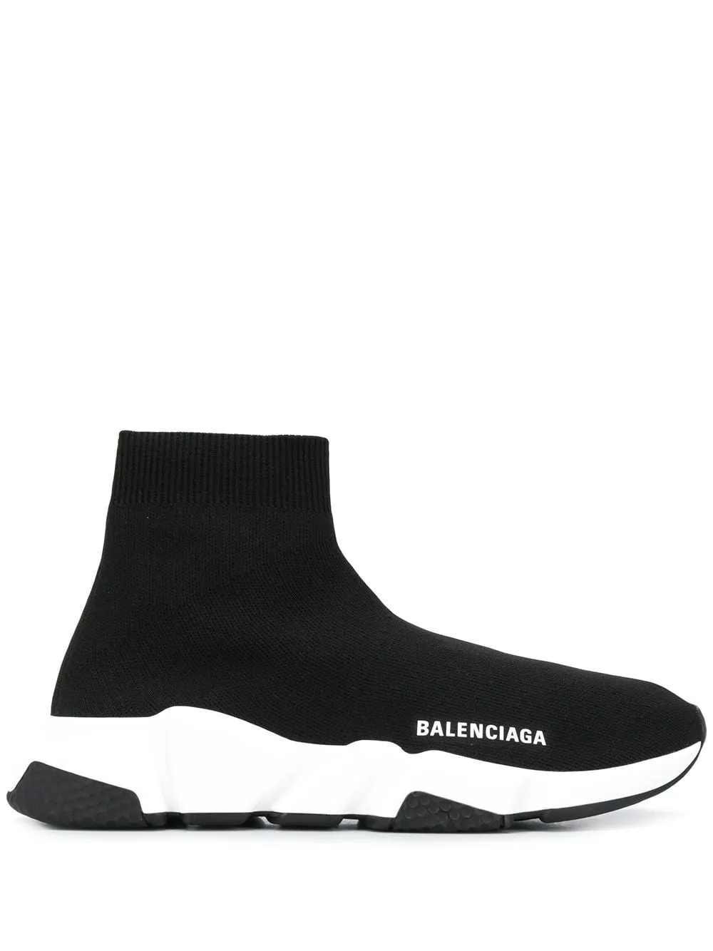 BALENCIAGA Ultra-Flexible Black & White Sneakers with No Memory Technology