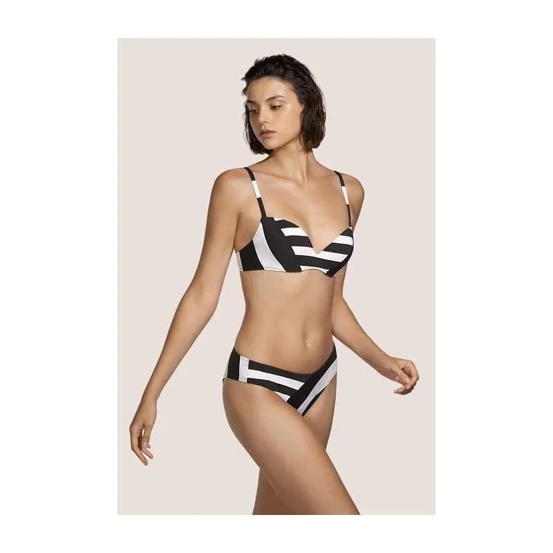 black and white Padded bikini- Unas1- Sarda Sale- black and white Bikini-  Hannover