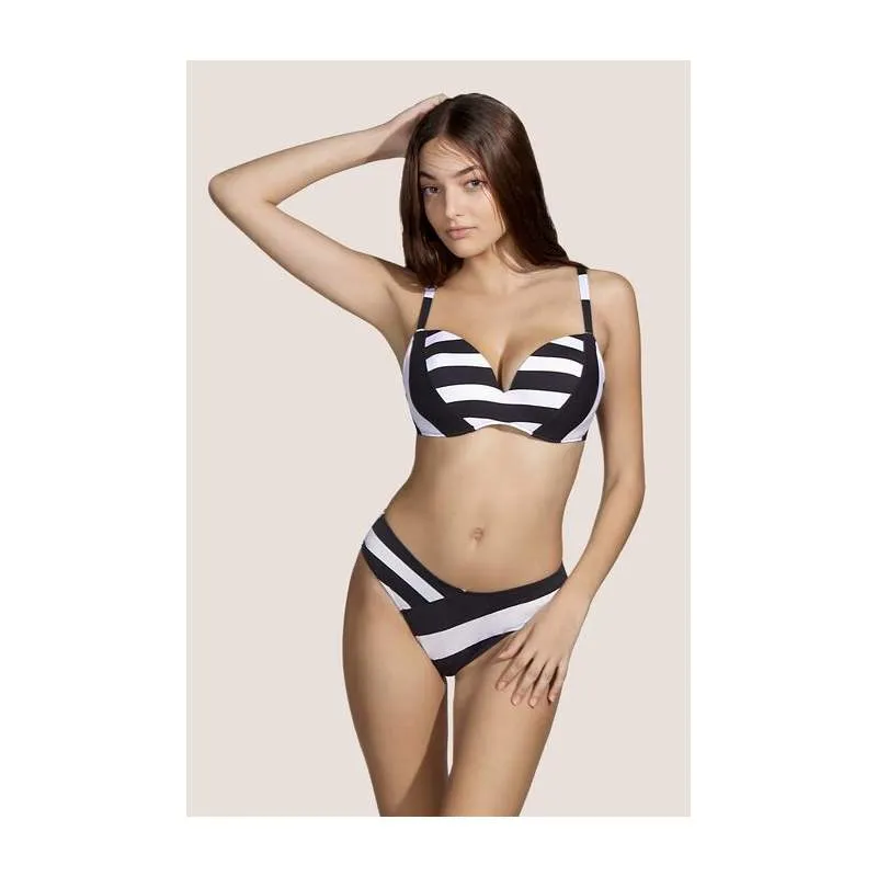 black and white Padded bikini- Unas1- Sarda Sale- black and white Bikini-  Hannover