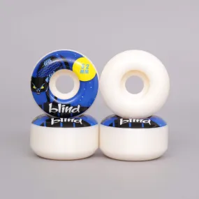 Blind 52mm Nine Lives Skateboard Wheels White / Blue