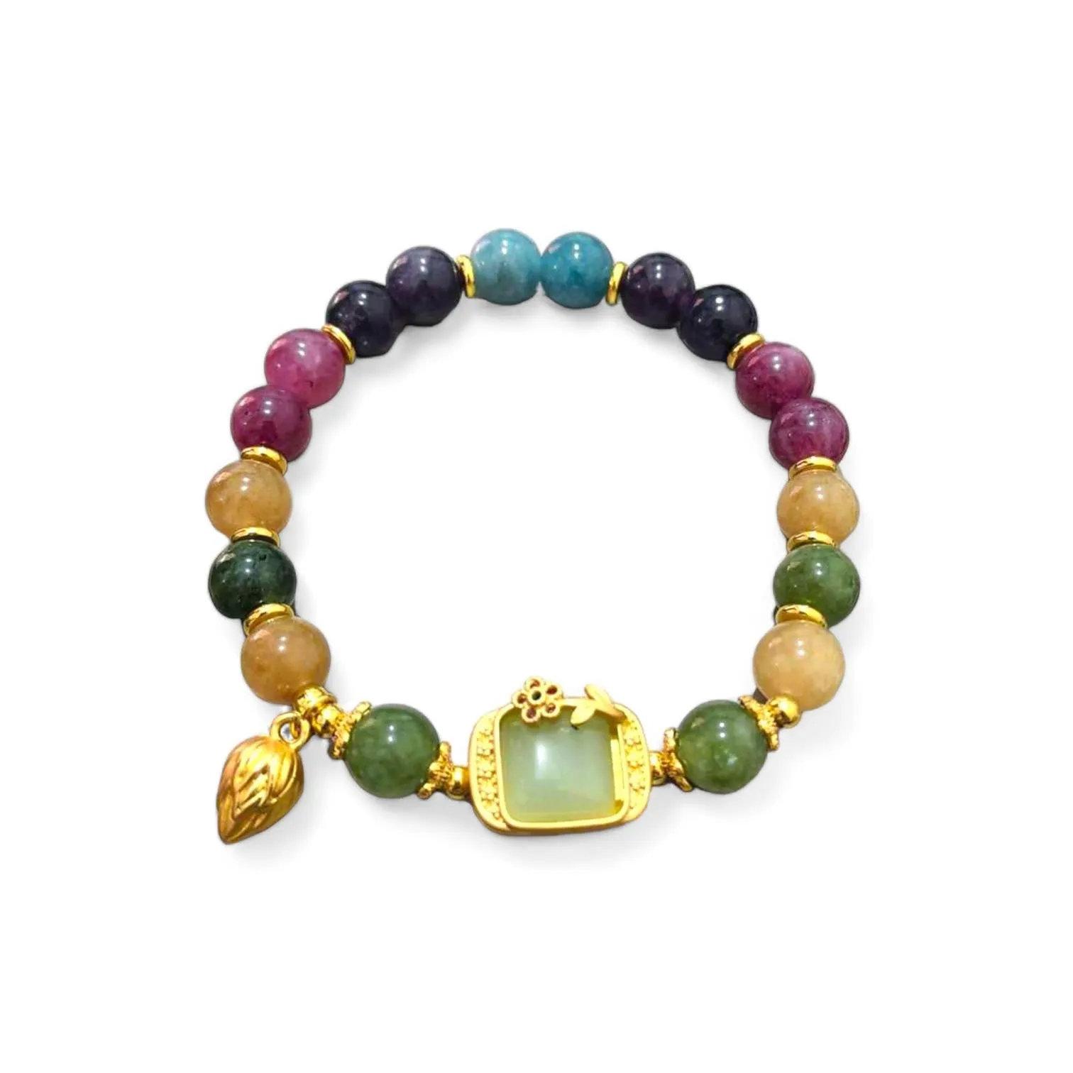 BLING Tourmaline Lucky Charm Bracelet