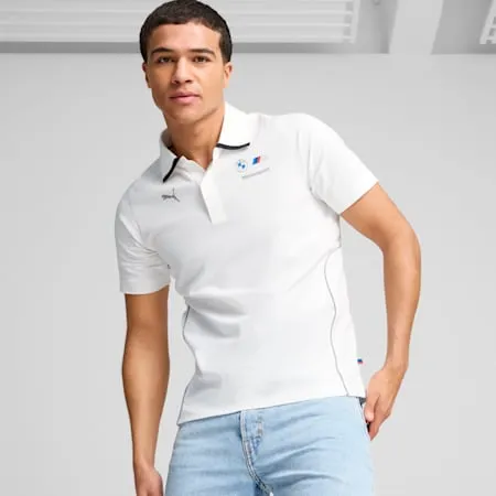 BMW M Motorsport Men's Polo | PUMA White | PUMA BMW Motorsport | PUMA 