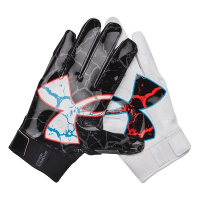 Boys' Under Armour F9 Nitro Printed Football Gloves