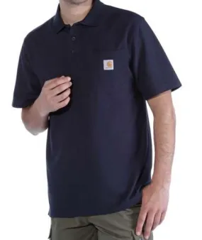 Carhartt Pocket Polo Shirt: Navy: L