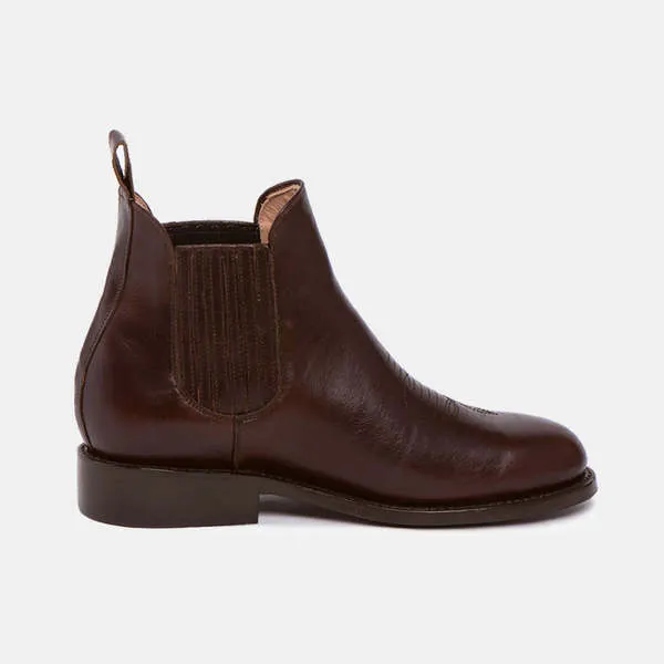 CARLOS Charro Boot - Chocolate