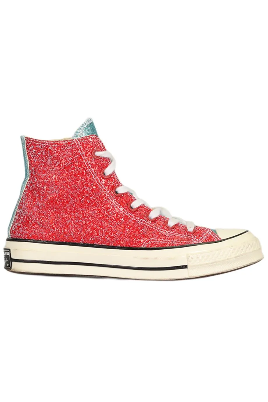 CONVERSE + JW ANDERSON GLITTER CANVAS SNEAKERS EU 38 UK 5 US 8