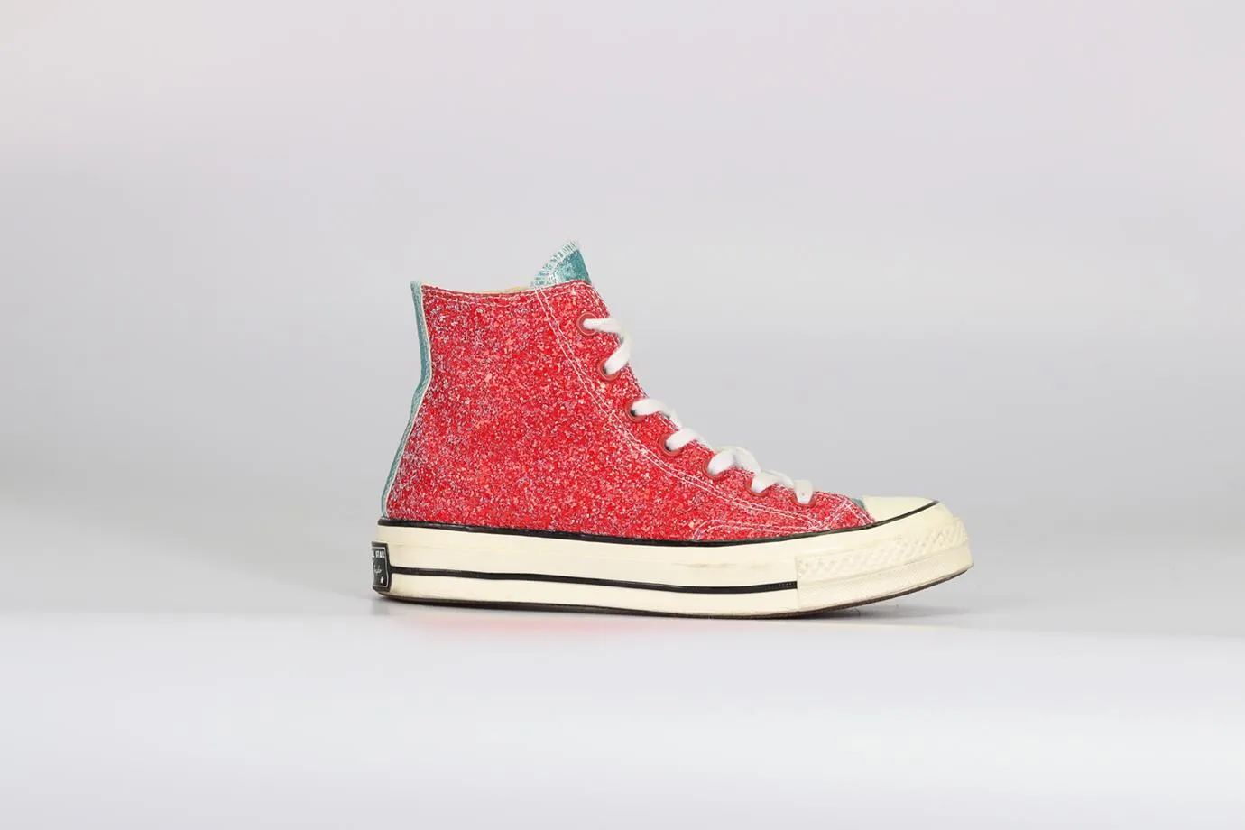 CONVERSE + JW ANDERSON GLITTER CANVAS SNEAKERS EU 38 UK 5 US 8