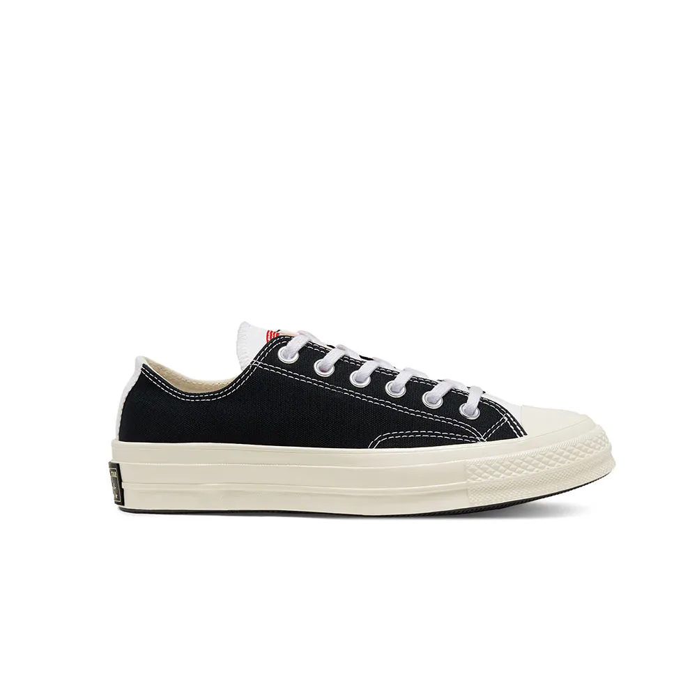 Converse Logo Play Chuck 70 Low Top Unisex White / Black / Desert Ore 166749C