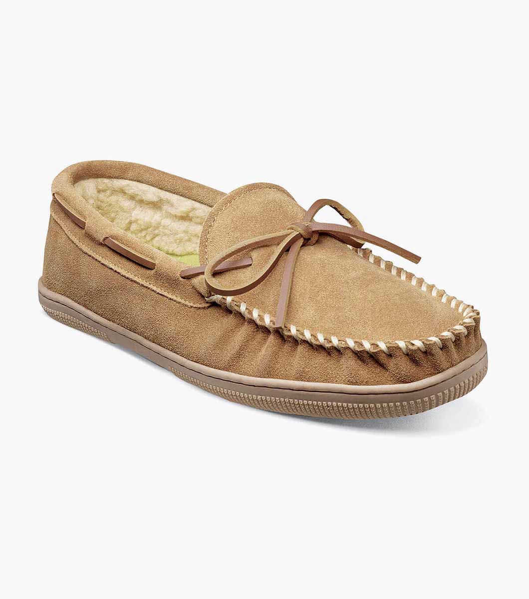 Cozzy Moc Toe Tie Slipper