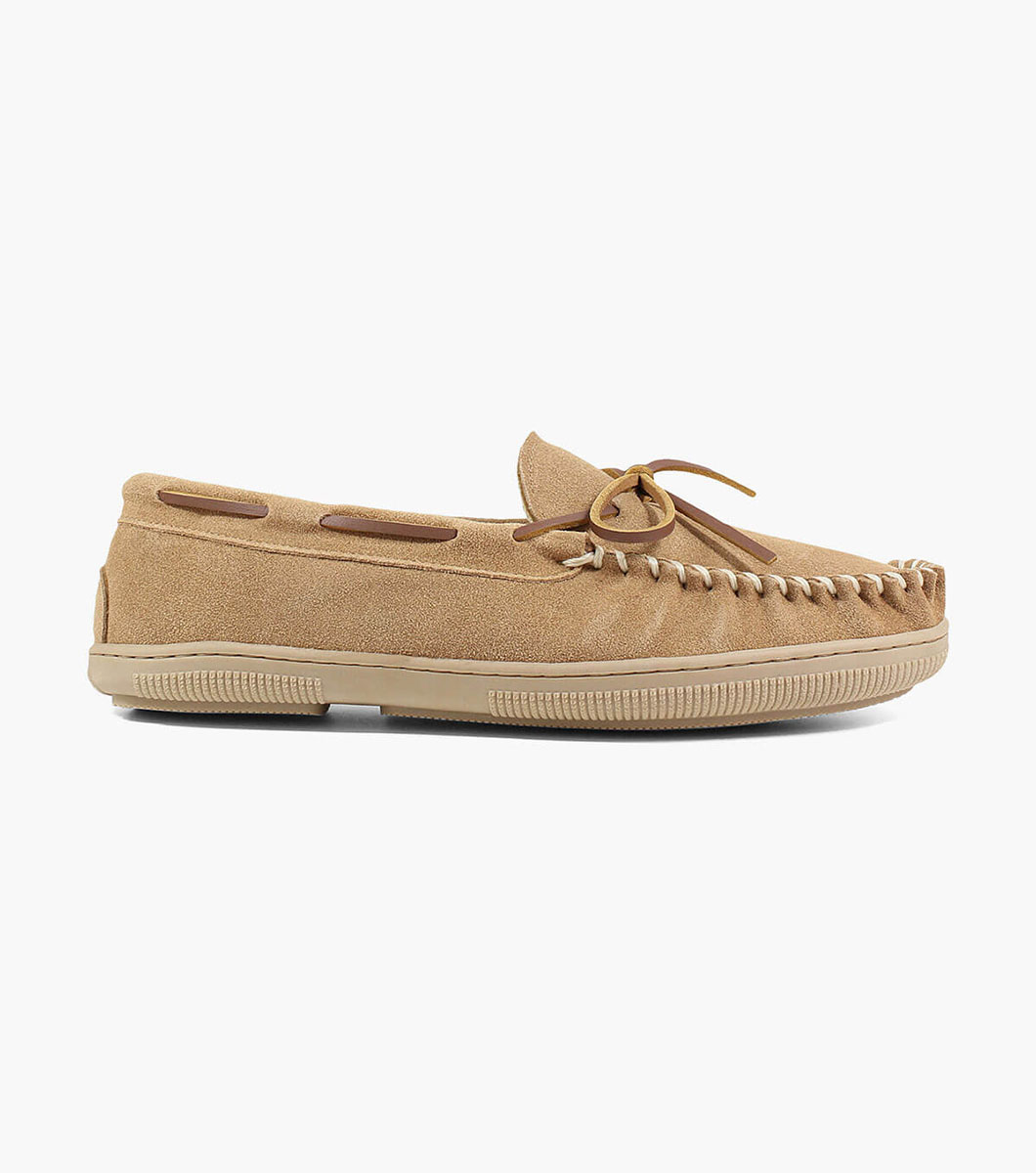 Cozzy Moc Toe Tie Slipper