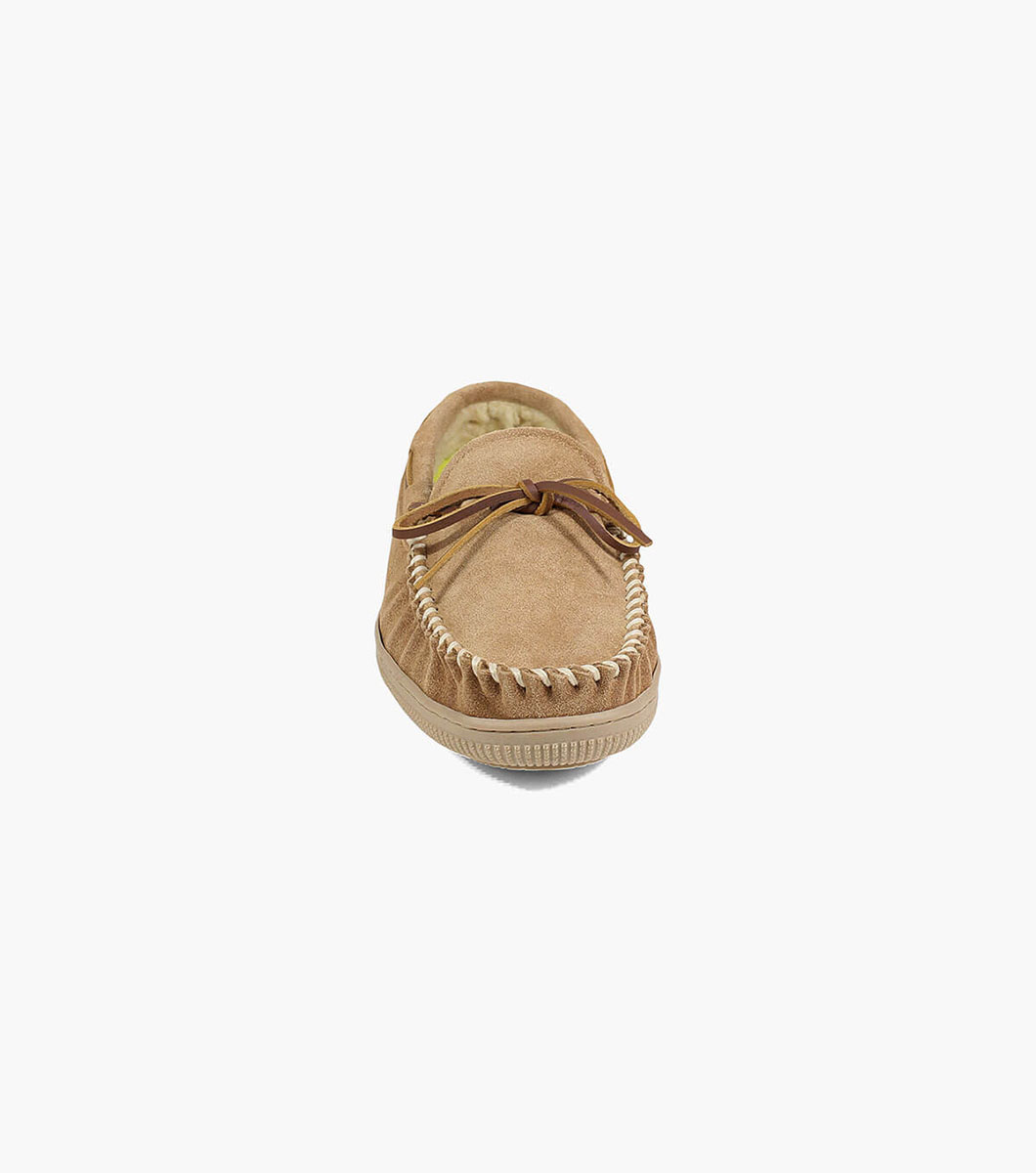 Cozzy Moc Toe Tie Slipper