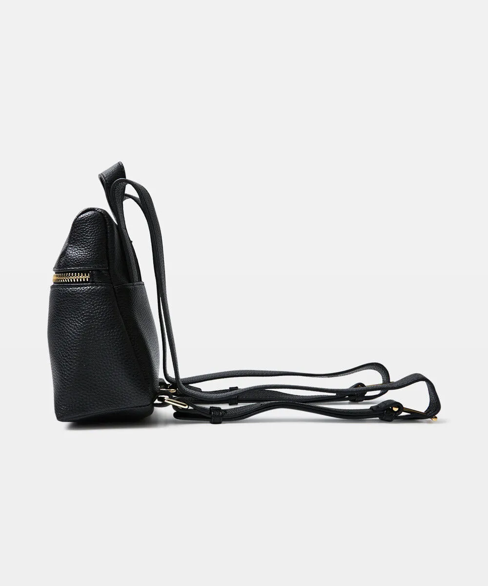 Don't Ask Amanda Noir Petite Backpack Black