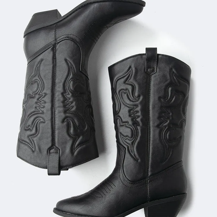 Embroidered Cowboy Boot