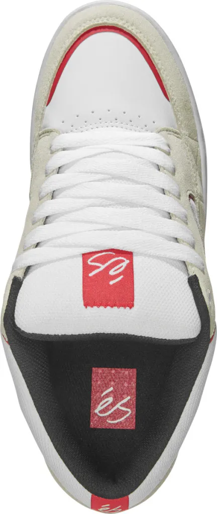 Es SOPHISTO Skateboard Shoe White w/ Red FREE SHIPPING!