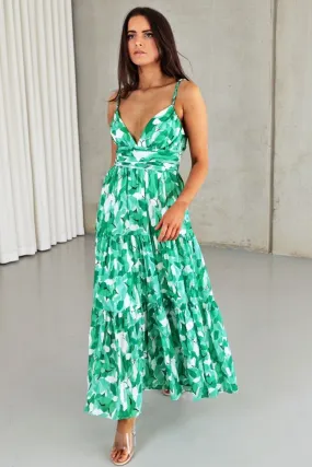 Estrada Dress - Greens