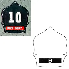 Fire Helmet Shield Style ST1A