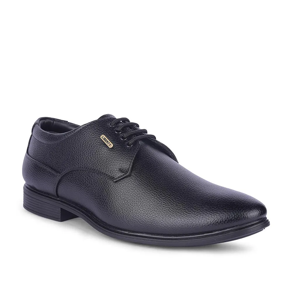 Fortune By Liberty Mens HIL-5 Black Formal Lacing Shoes