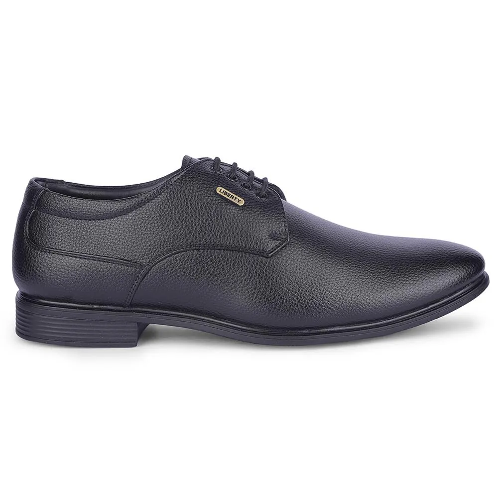 Fortune By Liberty Mens HIL-5 Black Formal Lacing Shoes