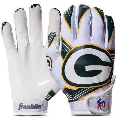 Franklin NFL Green Bay Packers Youth Football Receiver Gloves