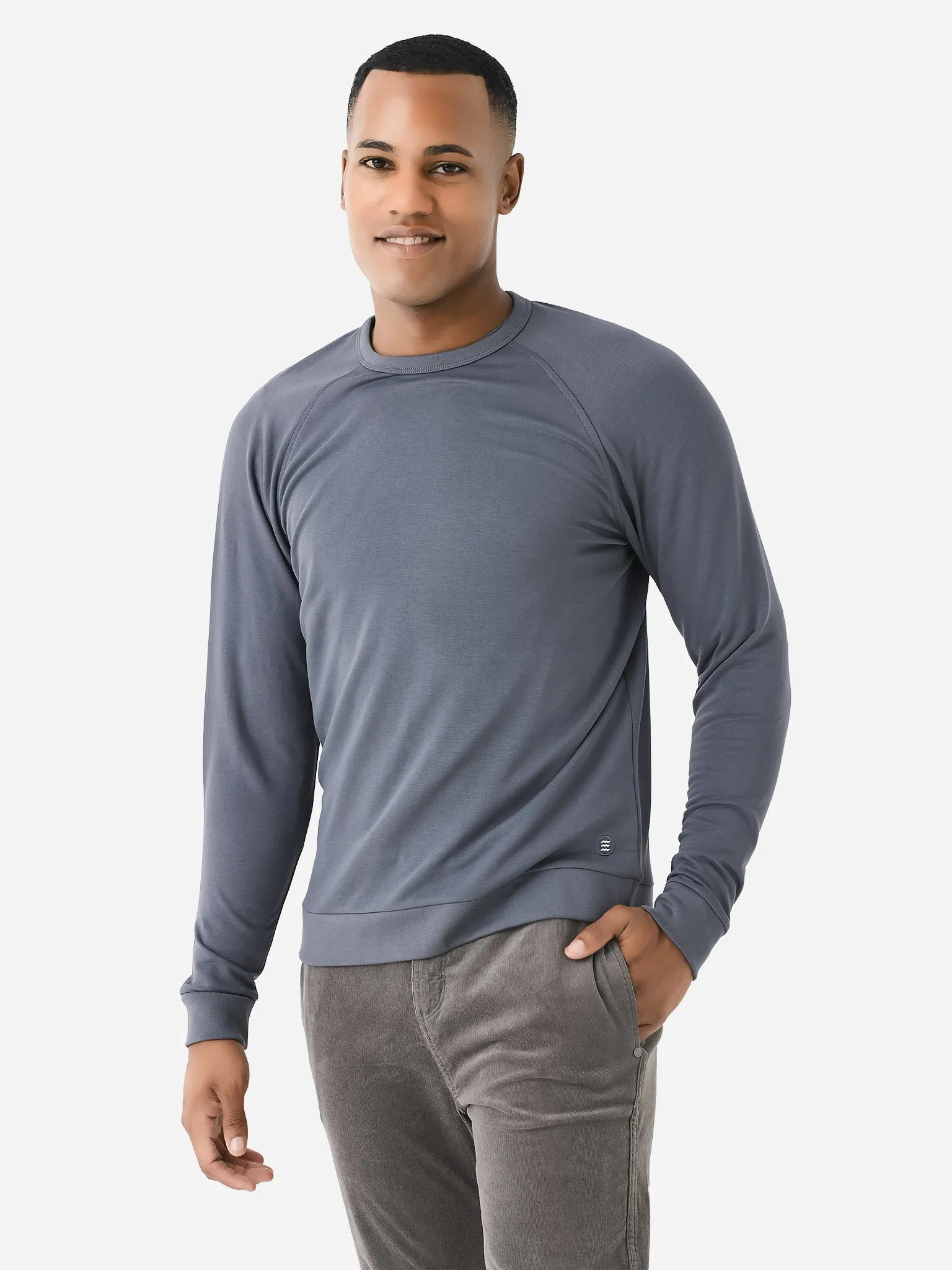     FREE FLY  Men's Bamboo Lightweight Fleece Crew    