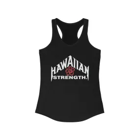 Hawaiian Floral Strength Racerback Tank