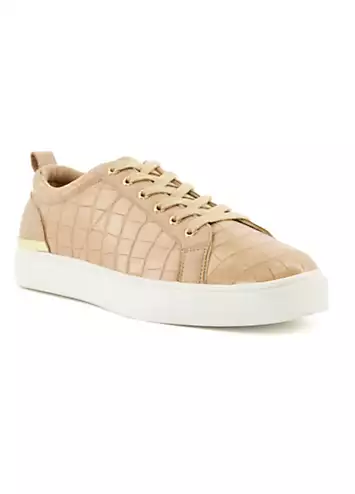 Head Over Heels By Dune Elsah Croc Lace Up Trainers | Grattan