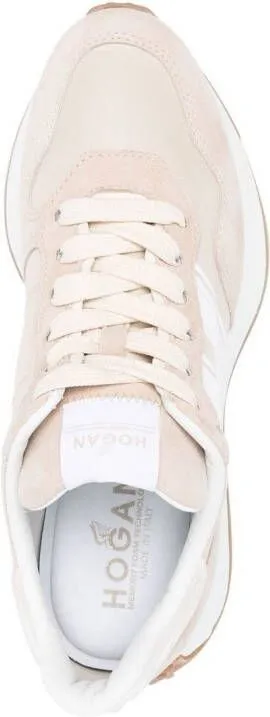 Hogan side logo-detail sneakers Neutrals