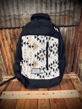 Hooey Rockstar Backpack Cream/White Atzec