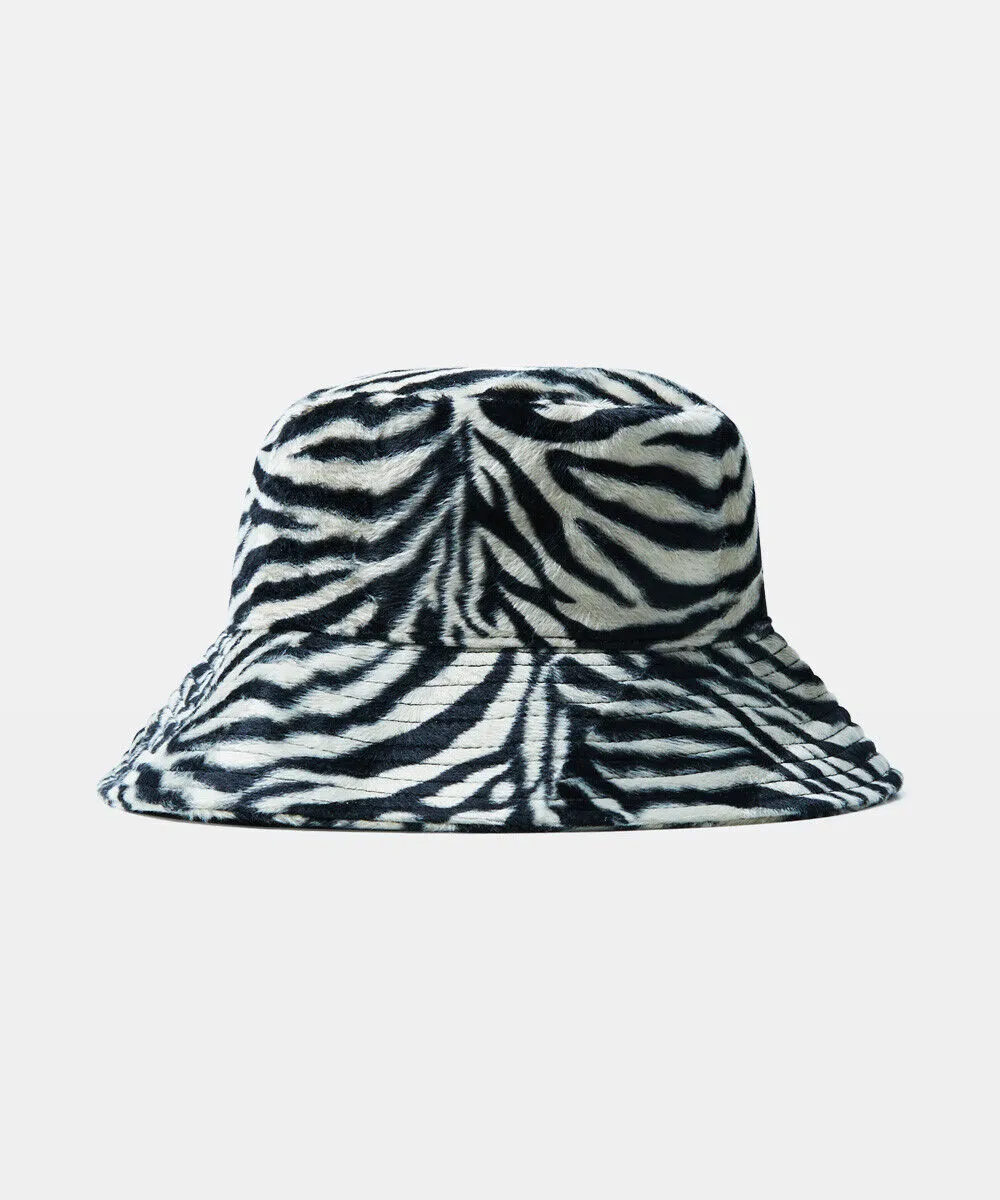 Insight Fuzzy Zebra Bucket Hat