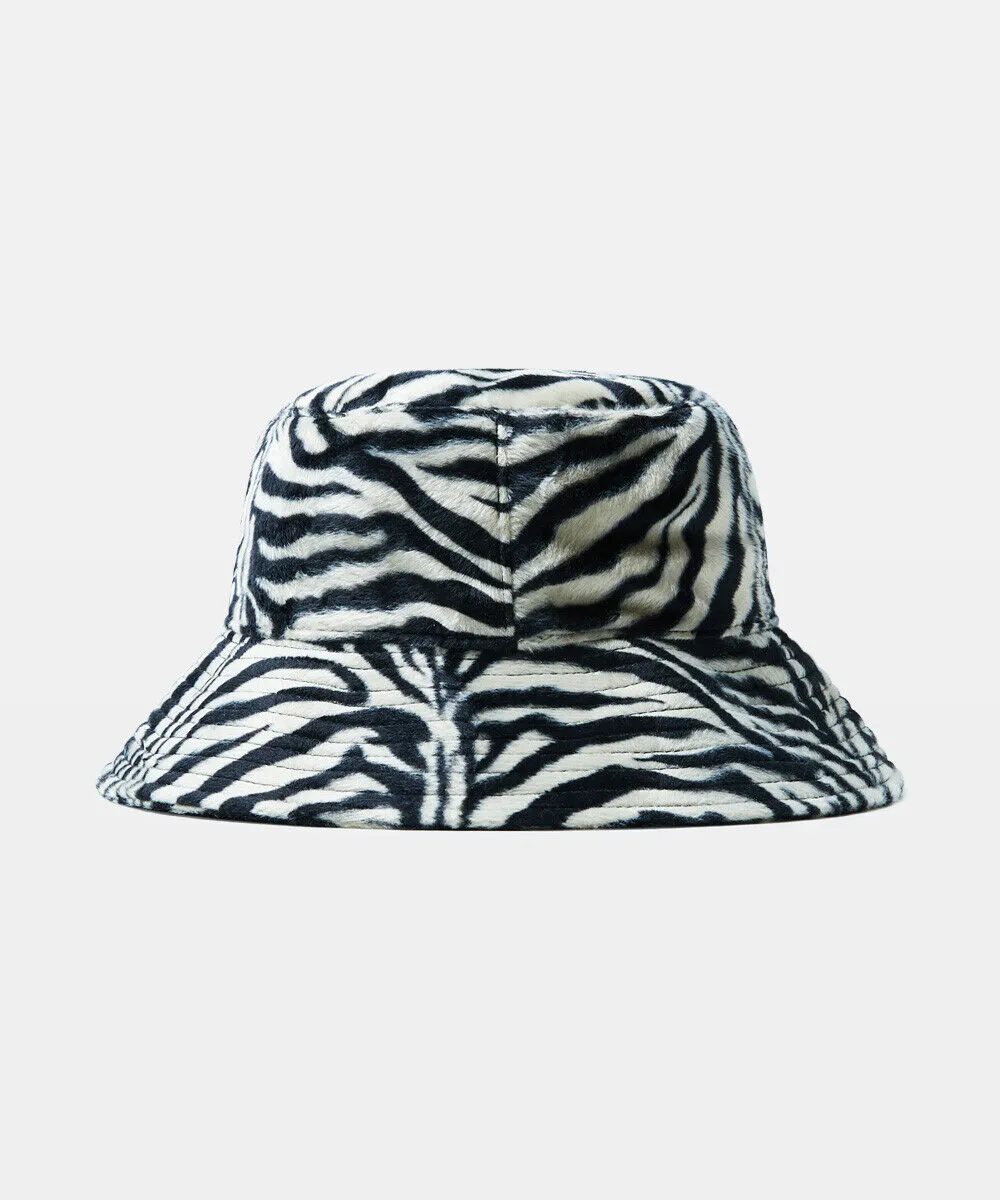 Insight Fuzzy Zebra Bucket Hat