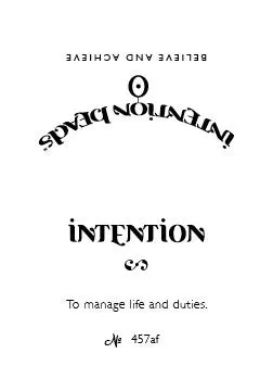 Intention Bracelet: To Manage Life and Duties