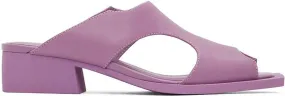 Issey Miyake Purple United Nude Edition Fin Heeled Sandals