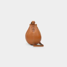 J.W. Anderson  Nano Punch Bag in Camel Grained Leather