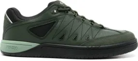 Kenzo mesh-panelled leather sneakers Black