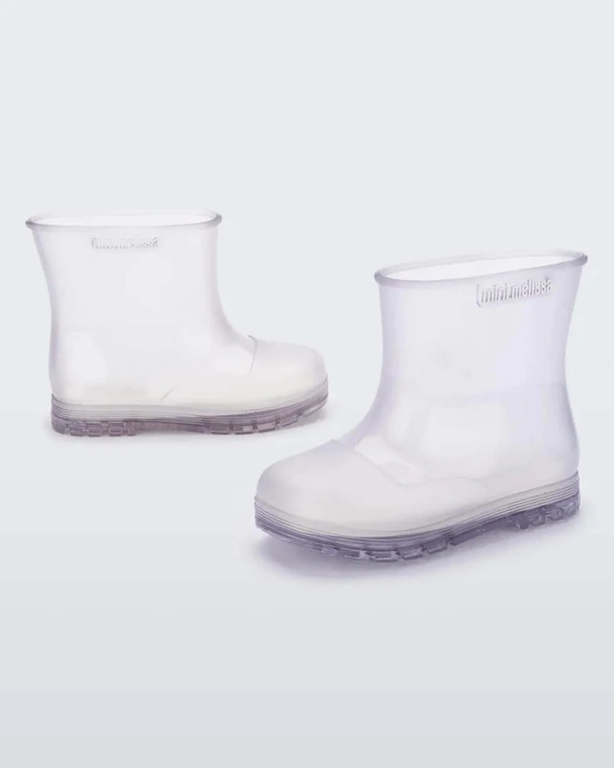 Kids Mini Melissa Boot - Clear Welly