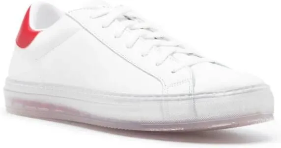 Kiton Ussa088 leather sneakers White