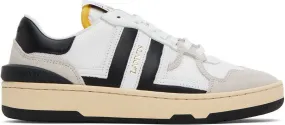 Lanvin White & Black Clay Sneakers