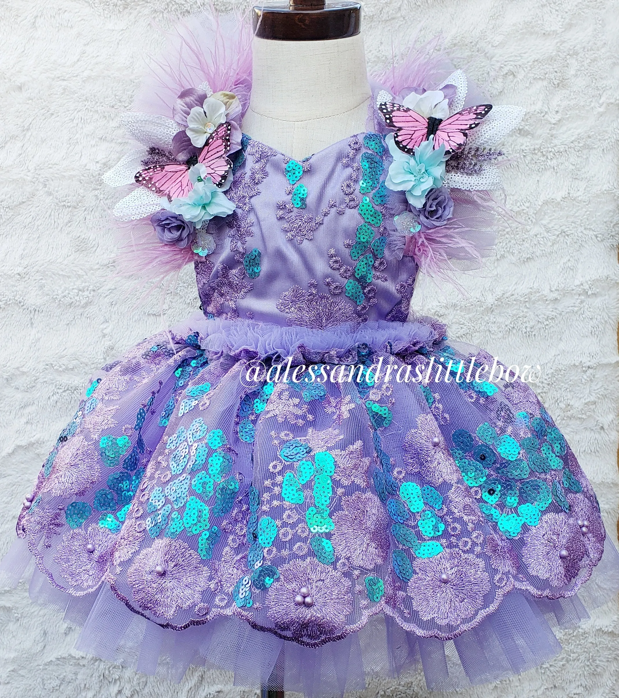 Lavender Deluxe Couture romper