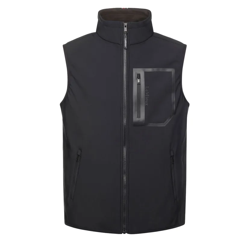 LeMieux Elite Mens Fleece Gilet - Black